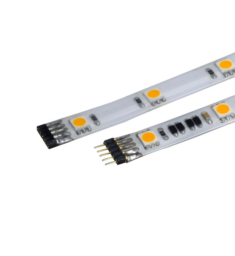 إضاءة شريط WAC Lighting LED-T24P-5-WT InvisiLED Pro بطول 5 أقدام، 3000K